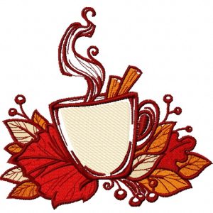 Hello autumn 2 embroidery design
