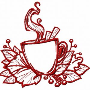 Hello autumn 3 embroidery design