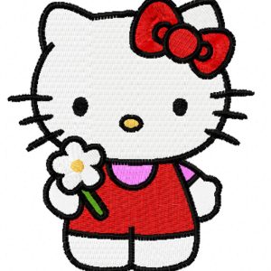 Hello Kitty Good Day embroidery design