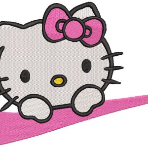 Hello Kitty Nike embroidery design