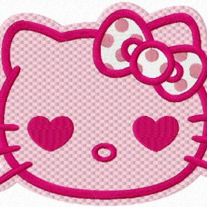 Hello Kitty Pink 2 embroidery design