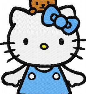 Hello Kitty Fun Game embroidery design