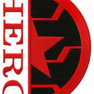 Hero Winter Soldier embroidery design