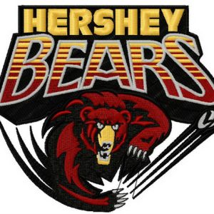 Hershey Bears logo 2 embroidery design