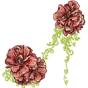 High heel shoe 2 embroidery design