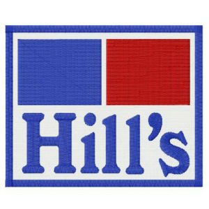 Hill's alternative logo embroidery design