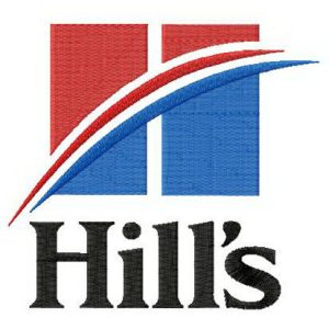 Hill's logo embroidery design
