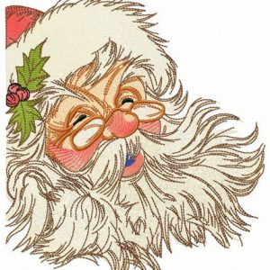 HO HO HO Merry Christmas embroidery design