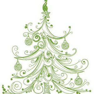 Holiday is coming embroidery design