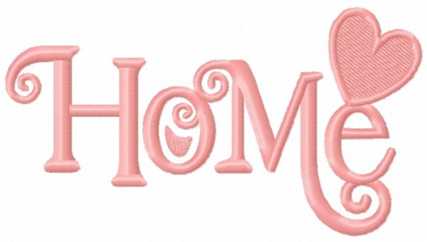 Home embroidery design