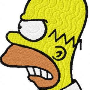 Homer Simpson 5 embroidery design