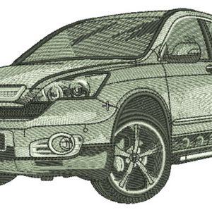 Honda car 2 embroidery design