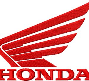 Honda logo embroidery design