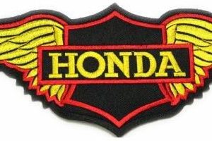 Honda wings logo embroidery design