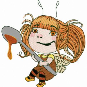 Honey fairy 3 embroidery design