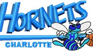 Charlotte Hornets Logo embroidery design