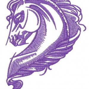 Horse heart 5 embroidery design