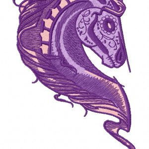 Horse heart 7 embroidery design