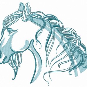 Horse You're so vanilla 4 embroidery design