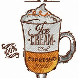 Hot glace embroidery design