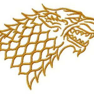 House Stark logo embroidery design