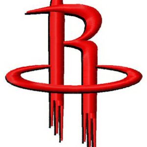 Houston Rockets logo 2 embroidery design