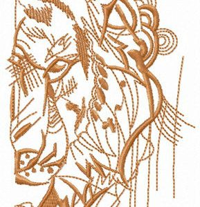 Hunting you embroidery design