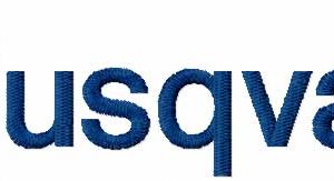 Husqvarna logo embroidery design