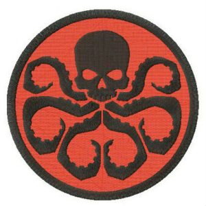 Hydra logo embroidery design
