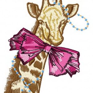 I am a fashion girl 4 embroidery design