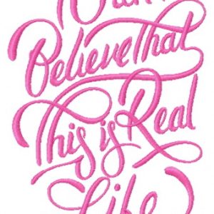 I can't believe that this is real life embroidery design
