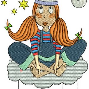I can't sleep 2 embroidery design