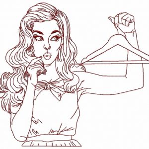 I have nothing to wear 2 embroidery design