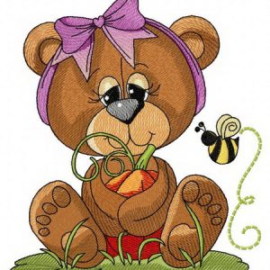 I love teddy embroidery design