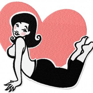 I love yoga embroidery design