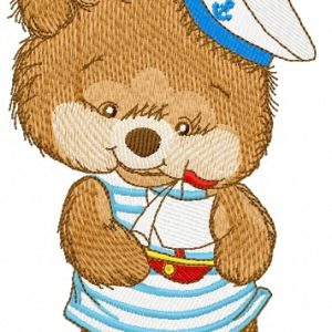 I will be a sailor when I grow up embroidery design