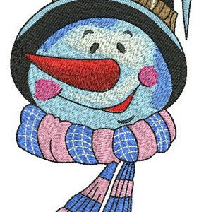 Icicle on my hat embroidery design