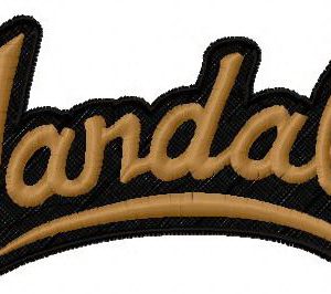 Idaho Vandals logo 2 embroidery design