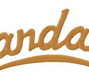 Idaho Vandals logo 3 embroidery design