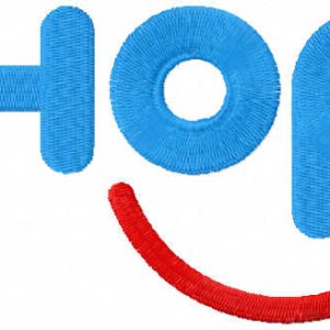Ihoop logo embroidery design