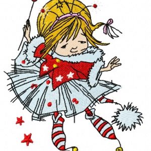 I'm Christmas fairy 2 embroidery design