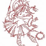I'm Christmas fairy 3 embroidery design