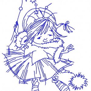 I'm Christmas fairy 4 embroidery design