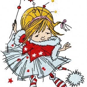 I'm Christmas fairy 5 embroidery design