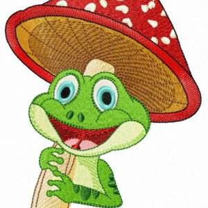 I'm afraid of the rain embroidery design