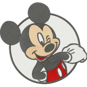 Imaginative Mickey embroidery design
