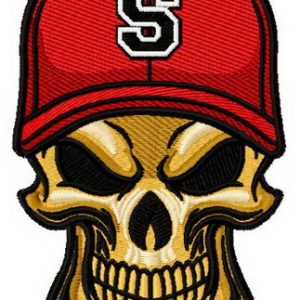 Immortal baseball player 5 embroidery design