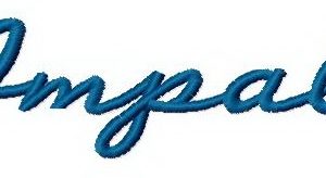 Impala logo 2 embroidery design