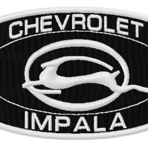 Chevrolet Impala logo 3 embroidery design