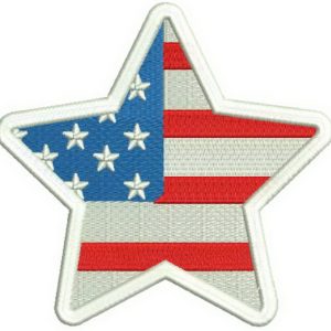 Independence day 3 embroidery design